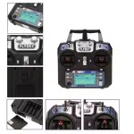 FLYSKY FS I6 2,4G 6ch y sistema con pantalla LCD para helicóptero RC multicóptero UAV Drones Accesorios